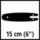 Шина для обрізної пилки Einhell 15 см, 1.0 мм (4500163)