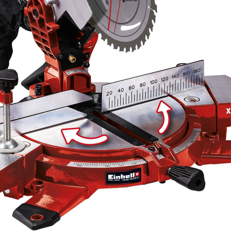 Пила торцева акумуляторна Einhell TE-MS 18/210 Li - Solo (4300890)