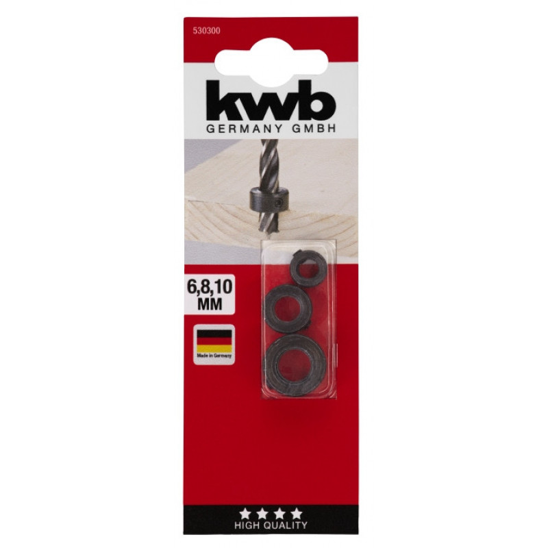 Набор ограничителей глубины сверления, KWB (530300)