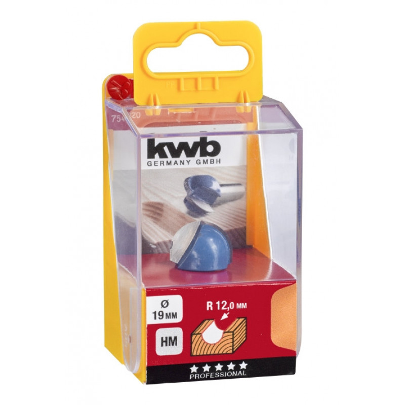 Фреза галтельна 19 мм, KWB (754120)