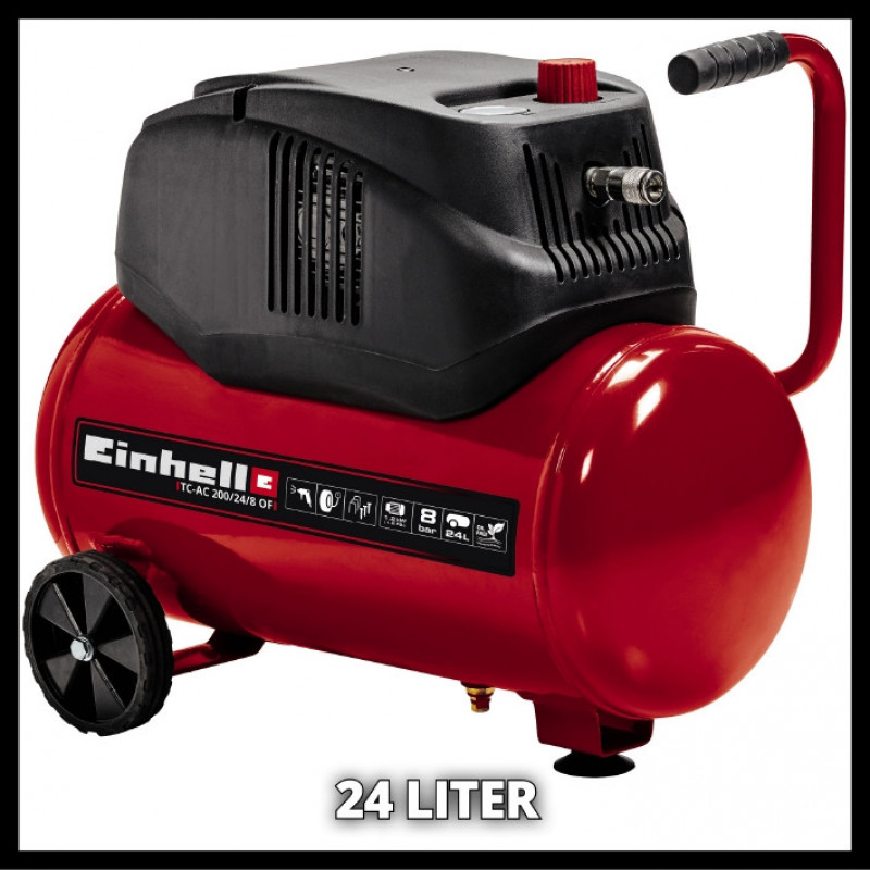 Компресор повітряний Einhell TC-AC 200/24/8 OF (4020590)