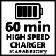Акумулятор + зарядний пристрій на два акум. Einhell 18V 2x3.0Ah Twincharger Kit (4512083)