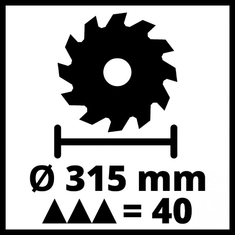 Пила циркулярна настільна Einhell TC-TS 315 U (4340556)
