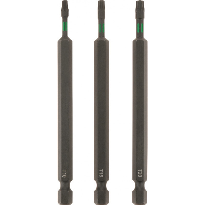 Набір торсіонних біт 100 мм, Torx T10/15/20, 3 шт, KWB (123241)