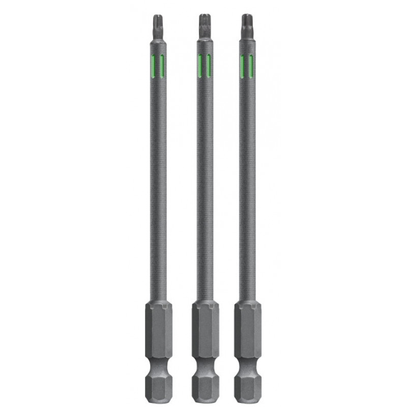 Набір торсіонних біт 100 мм, Torx TT10/15/20, 3 шт, KWB (123341)