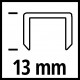 Скобы для пневматического степлера Einhell 5,7х13 мм, 3000 шт. (4137850)