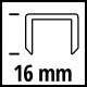 Скобы для пневматического степлера Einhell 5,7х16 мм, 3000 шт. (4137855)