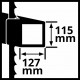 Пила стрічкова акумуляторна Einhell TE-MB 18/127 Li - Solo (4504216)