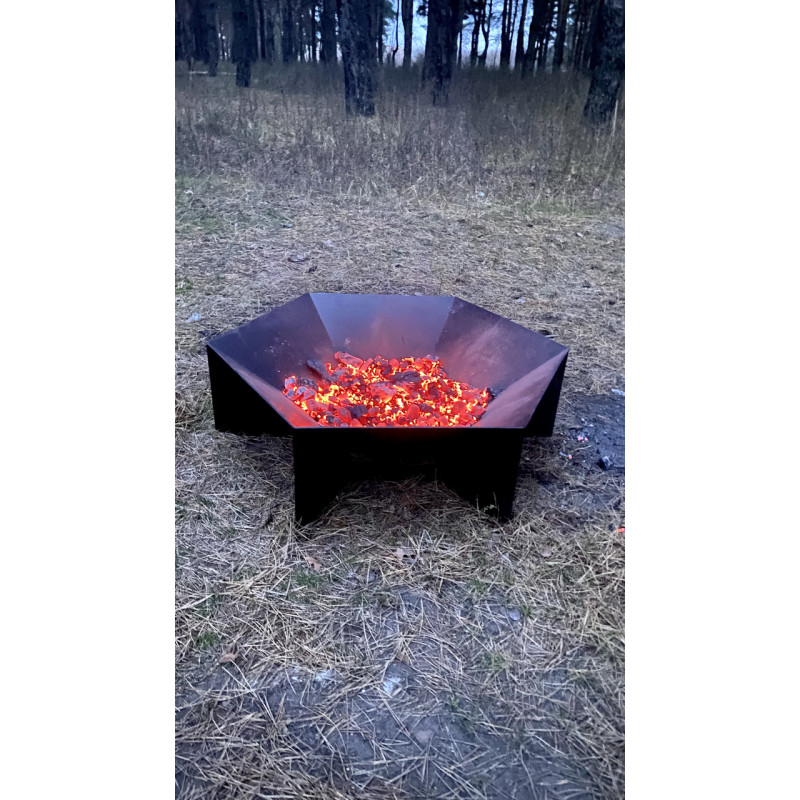 Кострова чаша Mzavod Аура 100х100х30см 4мм