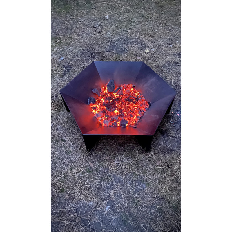 Кострова чаша Mzavod Аура 100х100х30см 4мм