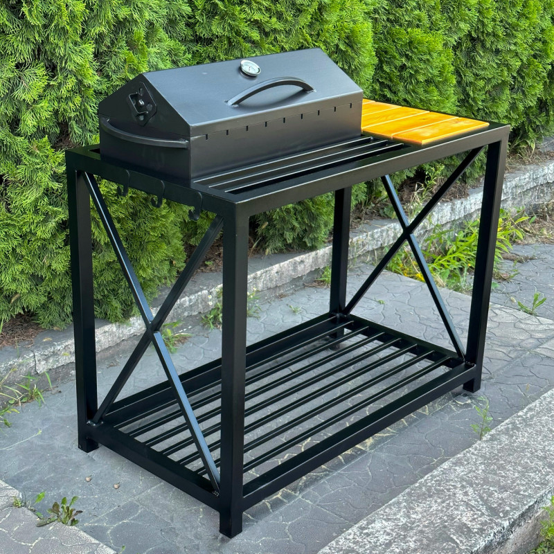 Мангал-барбекю Mzavod Тор на 9 шампурів 4мм в стилі LOFT