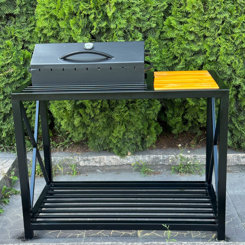 Мангал-барбекю Mzavod Тор на 9 шампурів 4мм в стилі LOFT