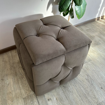 Пуф-трансформер 5в1 Остін-1 велюр коричневий 1-0-9003