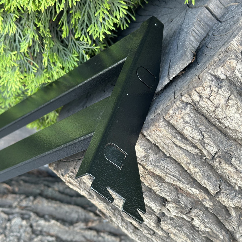 Передня полиця Mzavod для мангалу Прометей на 12 шампурів металева