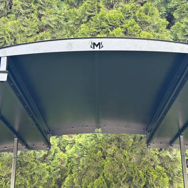 Мангал-барбекю Mzavod Зевс на 12 шампурів 4мм з дахом