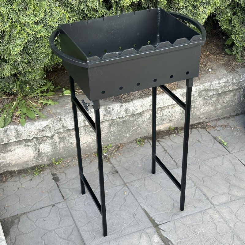 Мангал Mzavod Гектор на 6 шампурів 3мм на ніжках