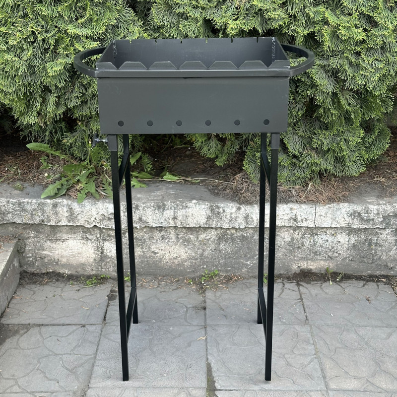 Мангал Mzavod Гектор на 6 шампурів 2мм на ніжках