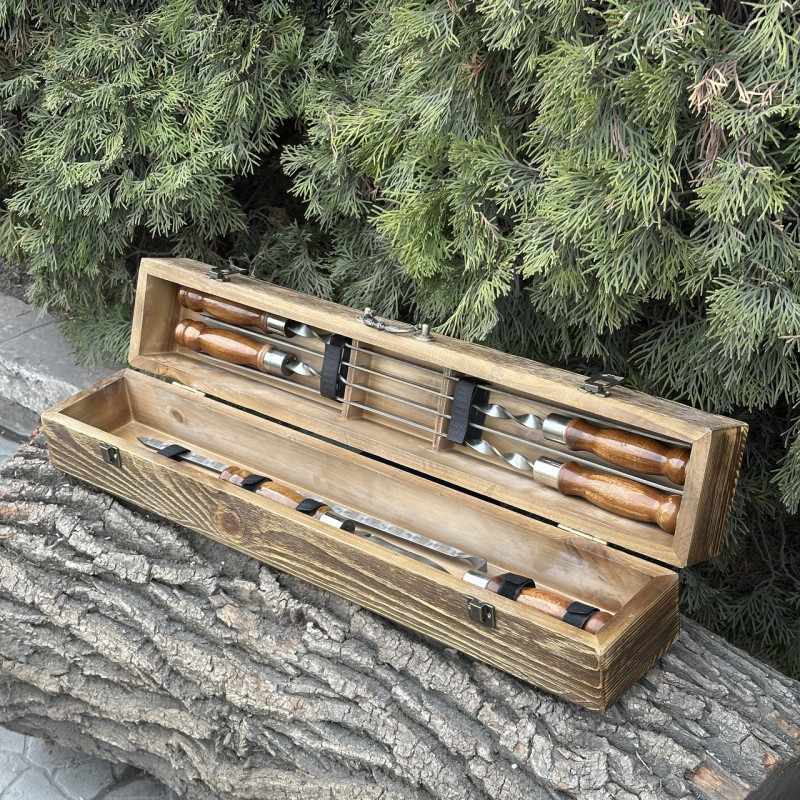 Подарочный набор Mzavod ШашлыКейс светлая текстура