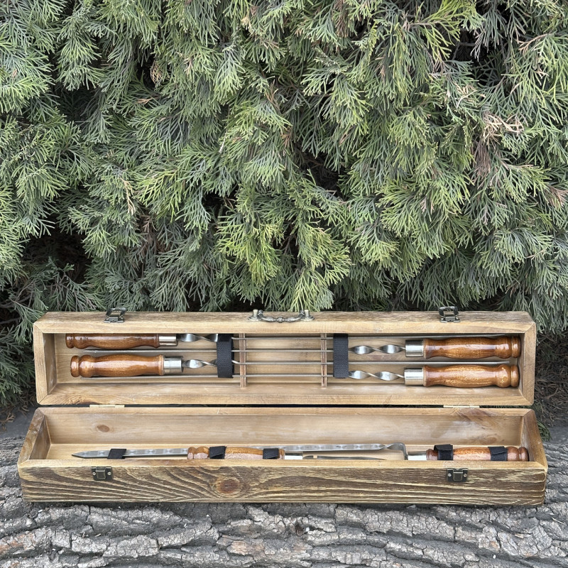 Подарочный набор Mzavod ШашлыКейс светлая текстура