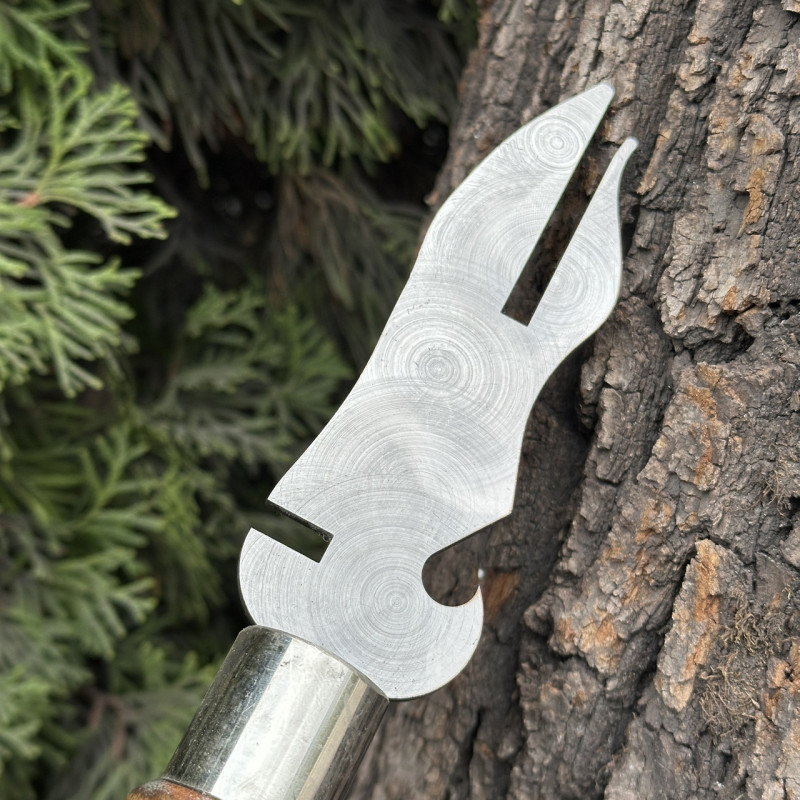 Вилка Mzavod з дерев'яною ручкою для зняття м'яса 280х2мм ретро