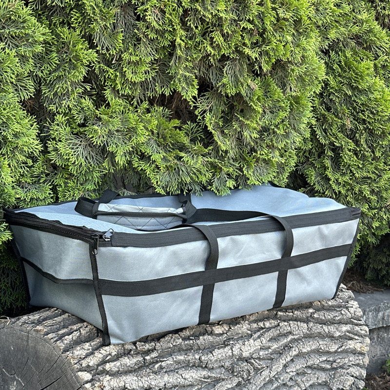 Чехол для мангала Гектор на 12 шампуров серый