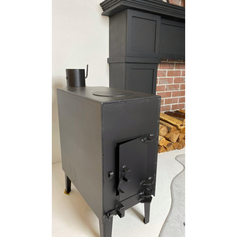 Піч-буржуйка 4мм з варильною поверхнею