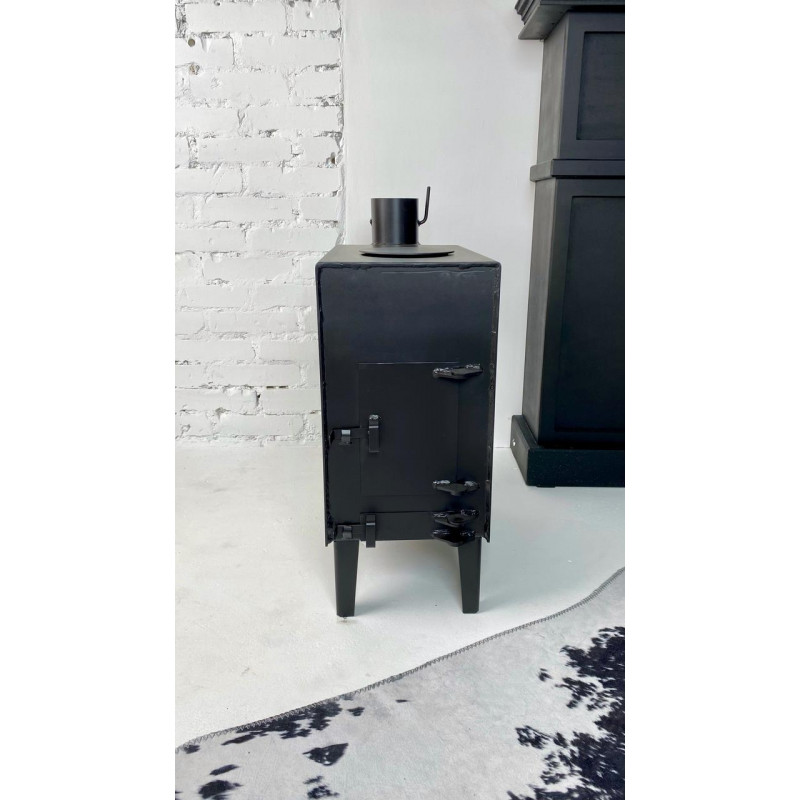 Піч-буржуйка 4мм з варильною поверхнею