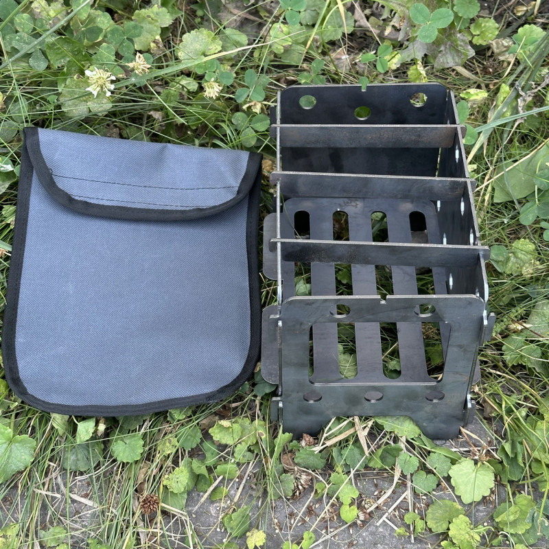 Піч-трісочниця Mzavod 21.3х15х15см 2мм велика з чохлом