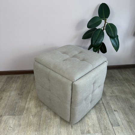 Пуф-трансформер 5в1 Остін-4 велюр світло-сірий 6-0-9005