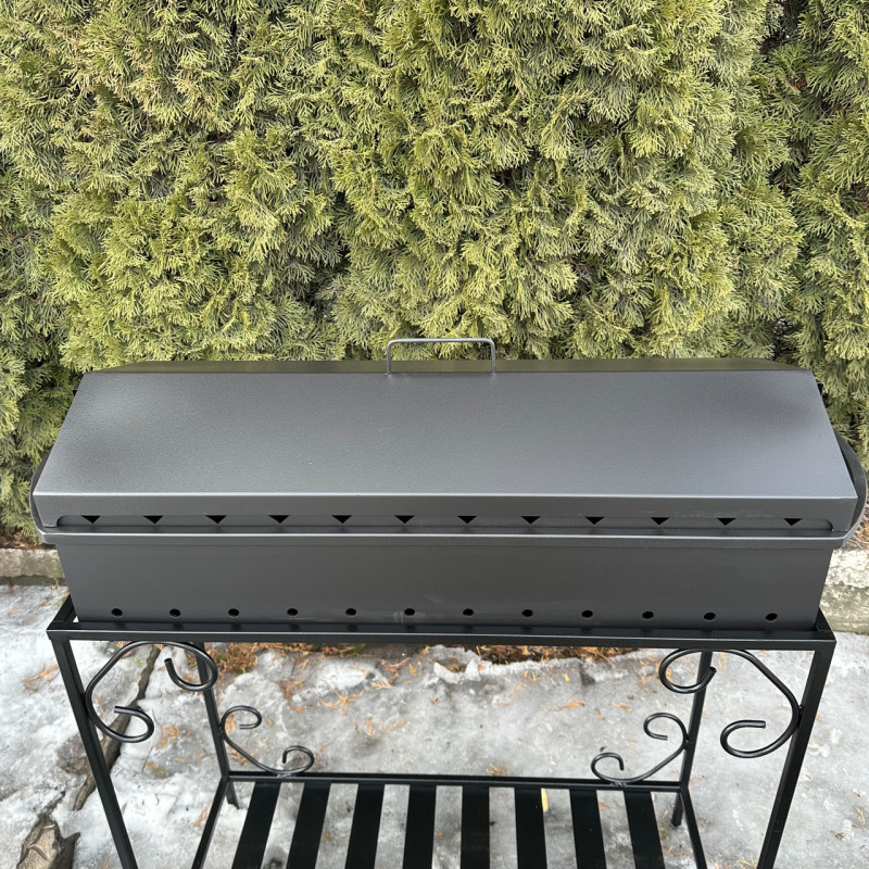 Универсальна кришка-барбекю Mzavod для мангалу на 12 шампурів