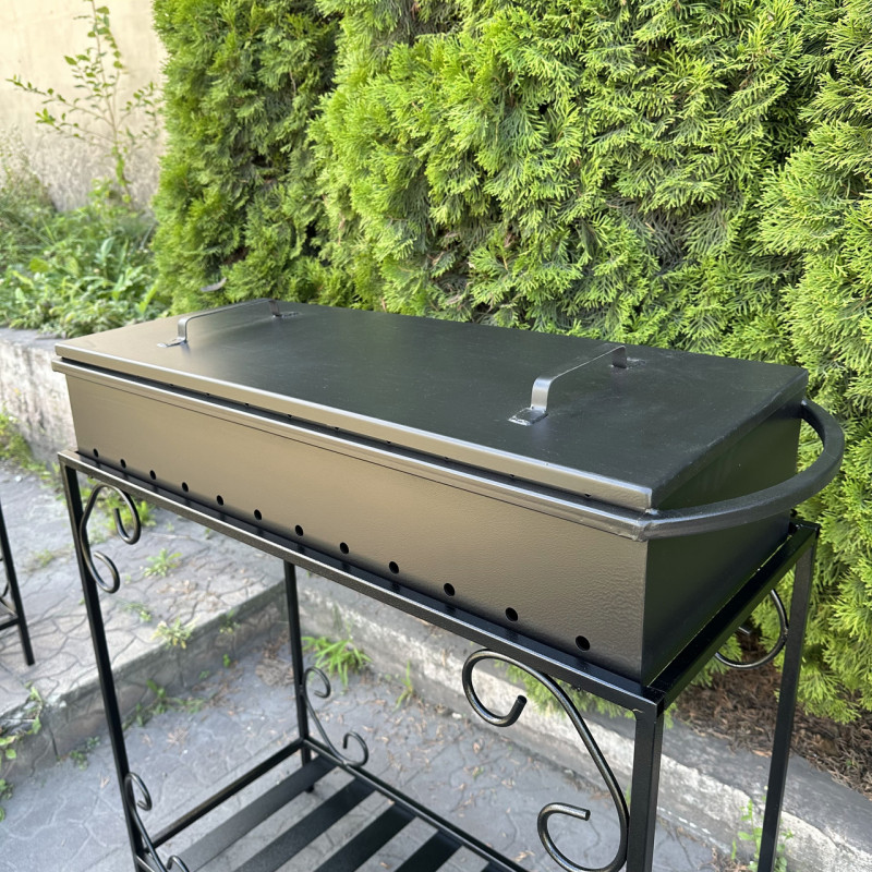 Универсальна кришка Mzavod для мангалу на 12 шампурів