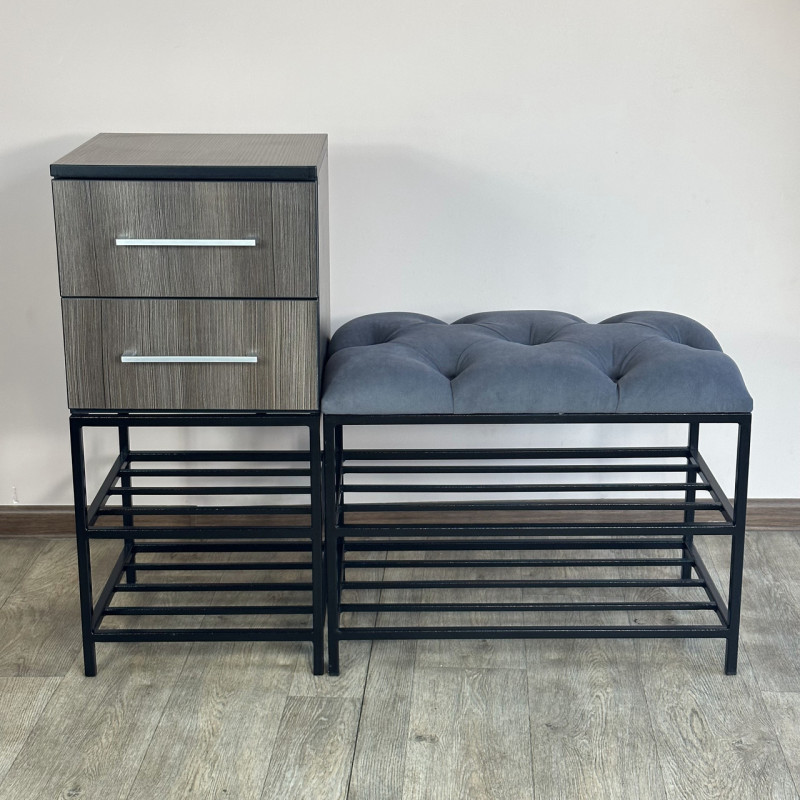 Приставна полиця для взуття на 2 полиці