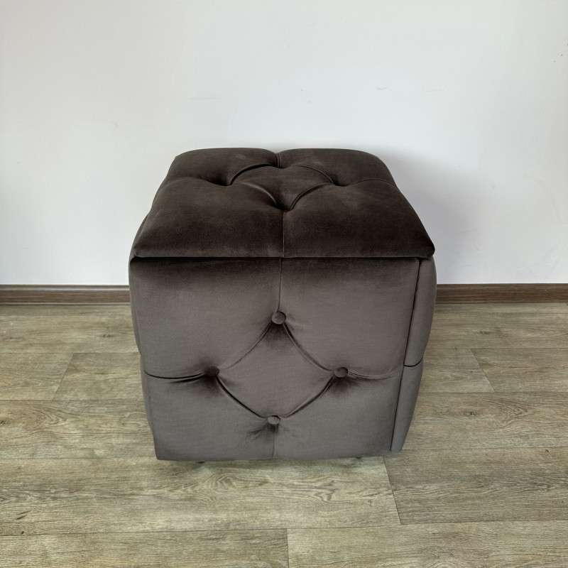 Пуф-трансформер 5в1 Остін-1 велюр сіро-коричневий 5-0-9005