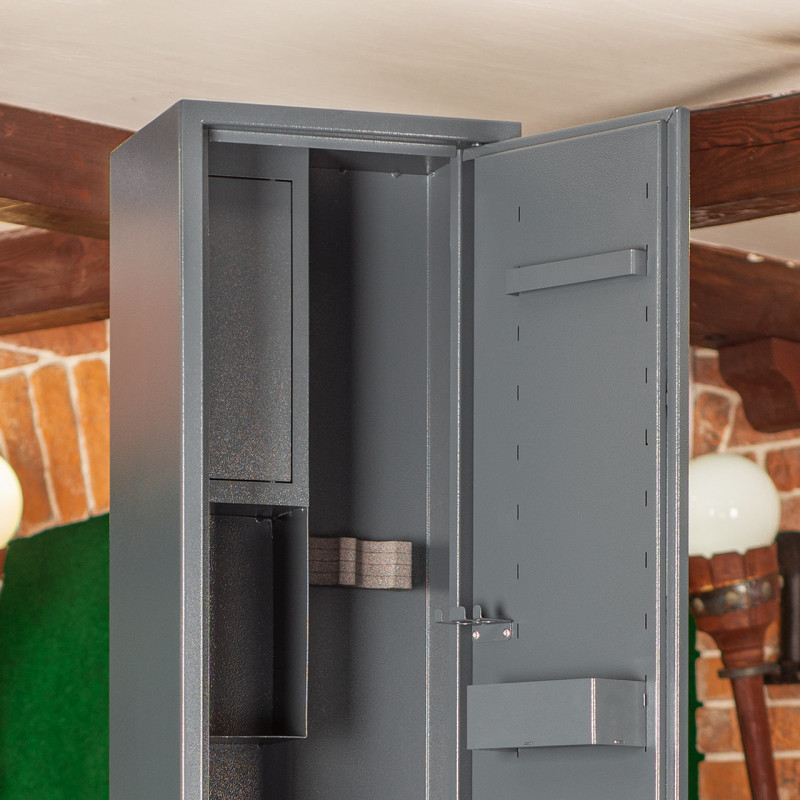 Сейф збройовий ШОС-1400, антрацитово-сірий