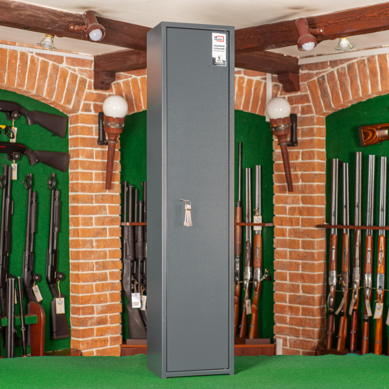 Сейф збройовий ШОС-1400, антрацитово-сірий