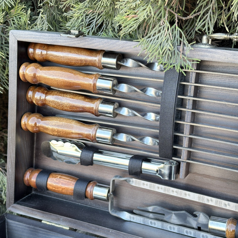 Подарунковий набір Mzavod Магнат темна текстура