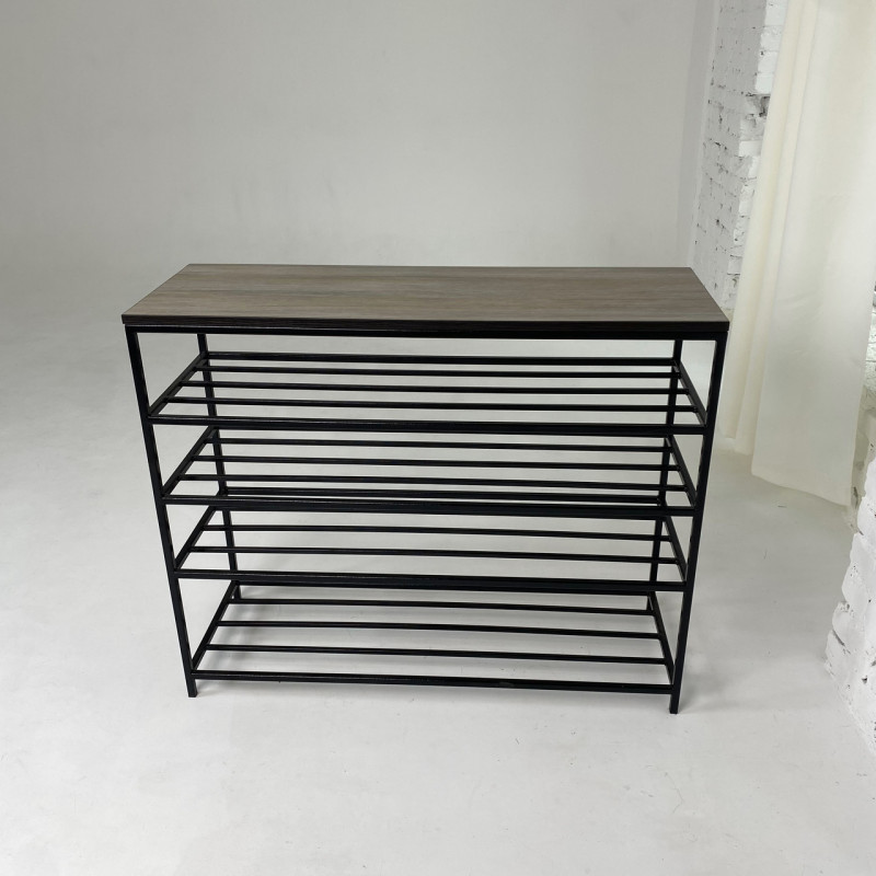 Полка для обуви Валенсия 100см риголетто темный 0-1-9005