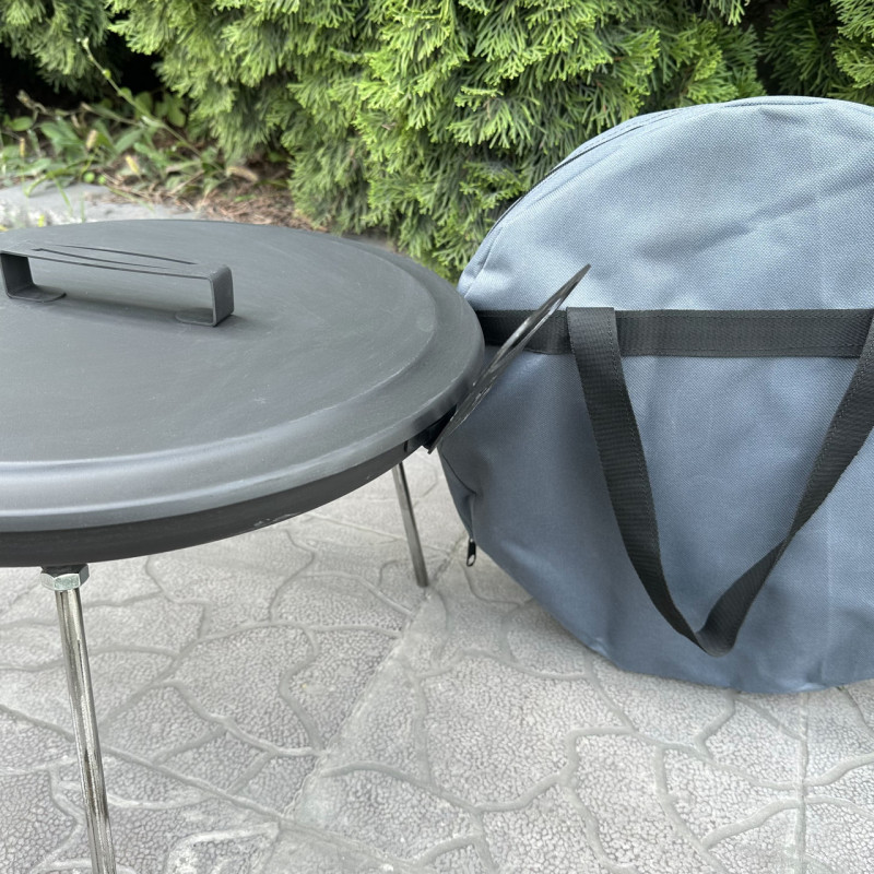 Сковорода з диску Mzavod Фрея 40см з кришкою та чохлом