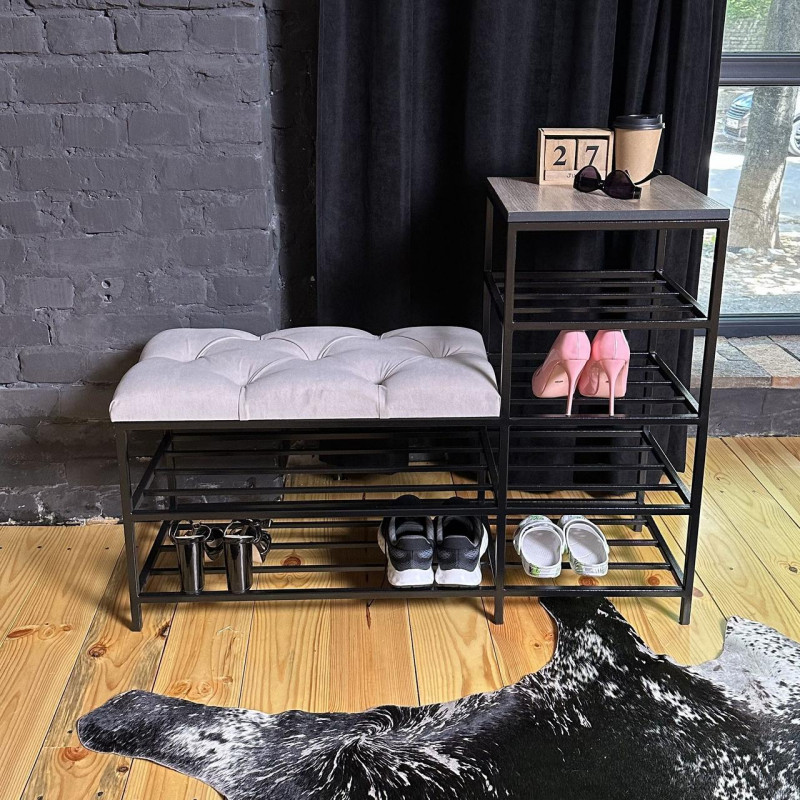 Банкетка для взуття Барселона-1 велюр