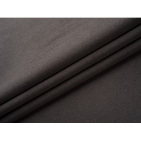 Банкетка для взуття Женева-1 зі спинкою 60 см велюр сіро-коричневий 5-0-9005