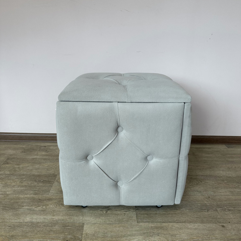 Пуф-трансформер 5в1 Mzavod Остин-1 велюр светло-серый 6-0-9005