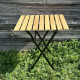 Стіл садовий металеводерев'яний складний