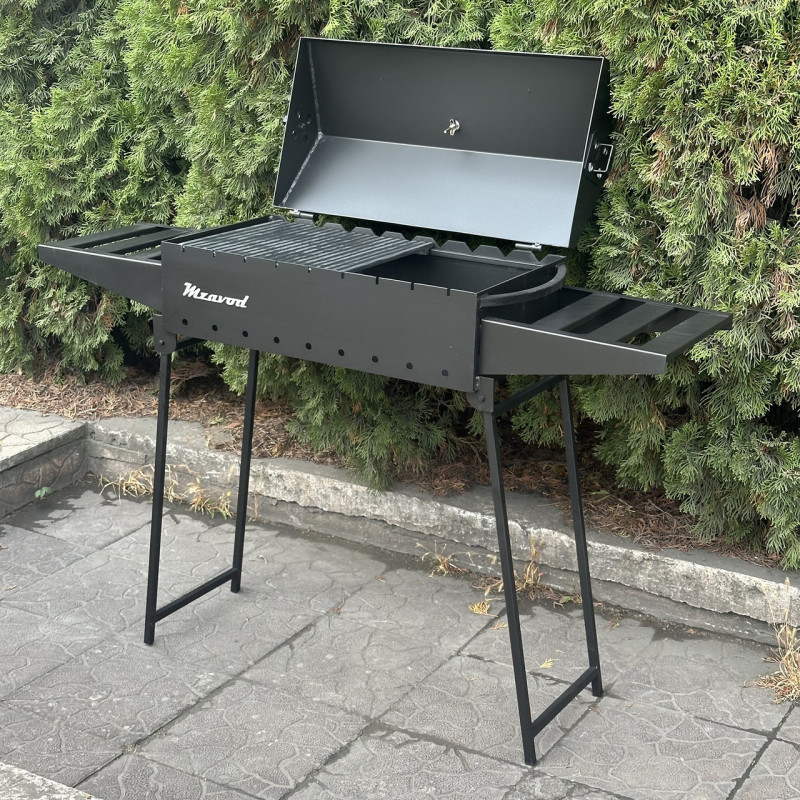 Мангал-барбекю Mzavod Ікар на 9 шампурів 3мм портативний