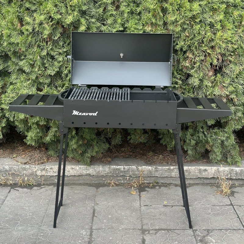 Мангал-барбекю Mzavod Ікар на 9 шампурів 3мм портативний