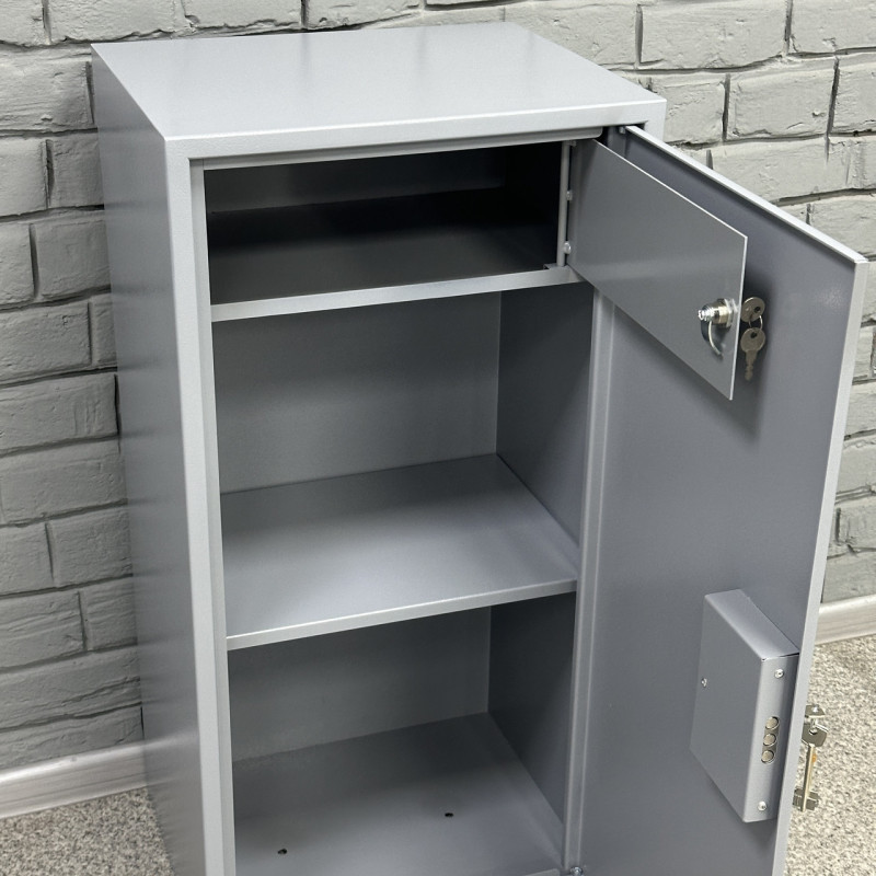 Офісний сейф СБЕ-880 сірий