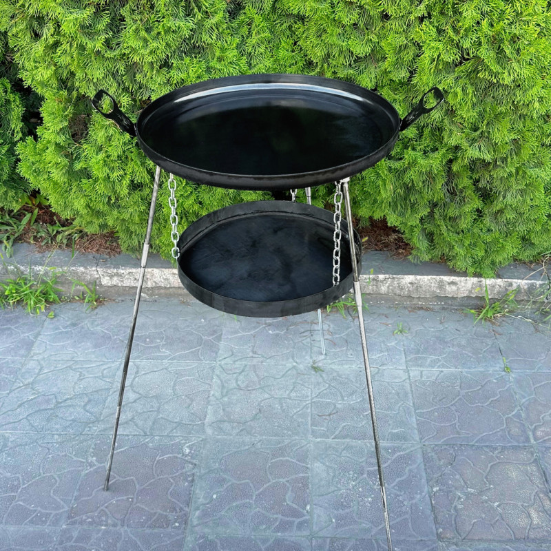 Сковорода з диску Mzavod Фрея 50см з підвісом для вогню