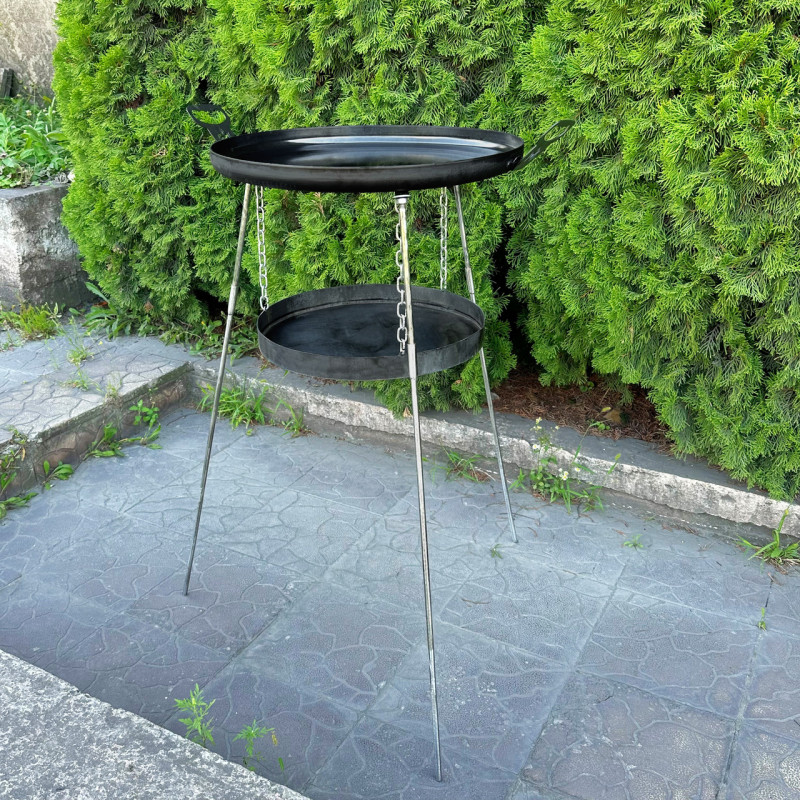 Сковорода з диску Mzavod Фрея 50см з підвісом для вогню