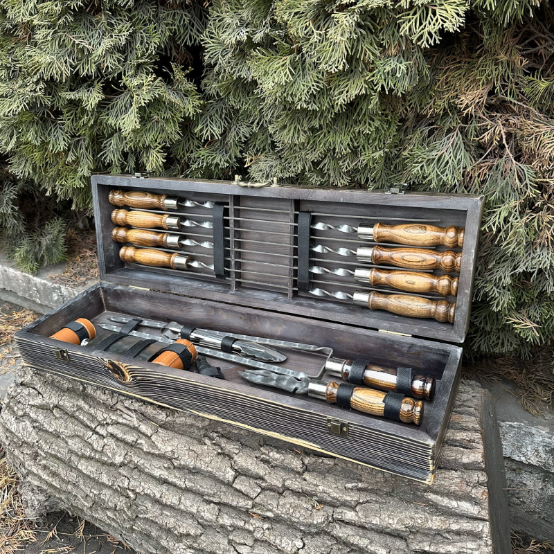 Подарочный набор Mzavod Охотник темная текстура