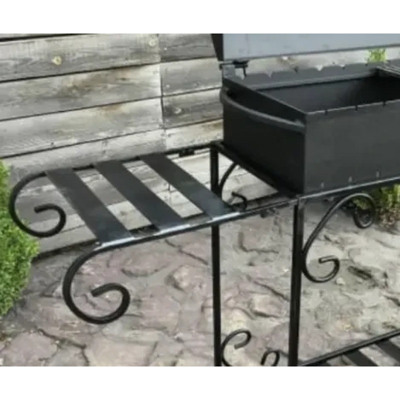 Бічна полиця Mzavod для мангалу Гефест на 15-20 шампурів