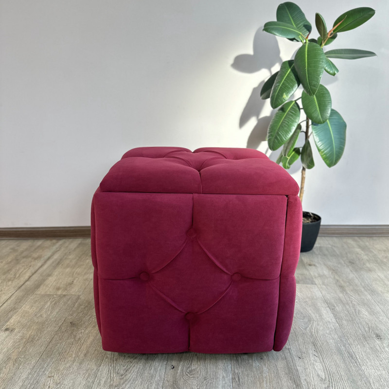 Пуф-трансформер 5в1 Остін-1 велюр червоний 4-0-9003